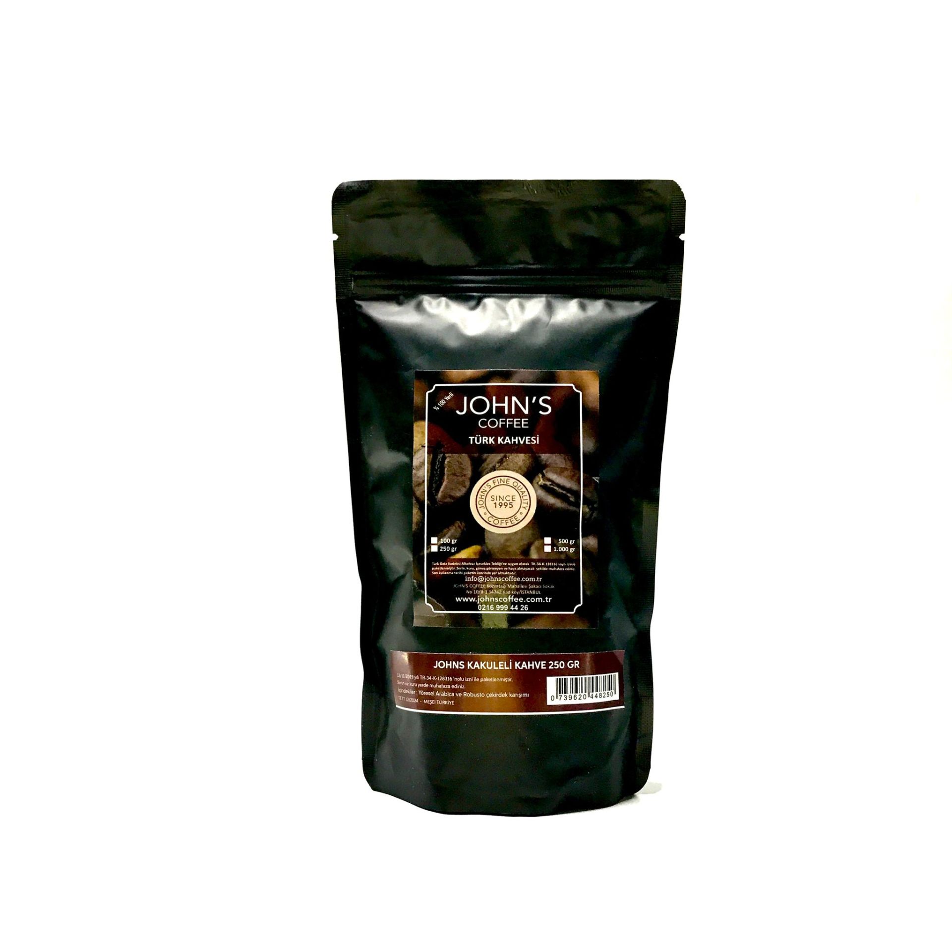 KAKULELİ TÜRK KAHVESİ 250 GR