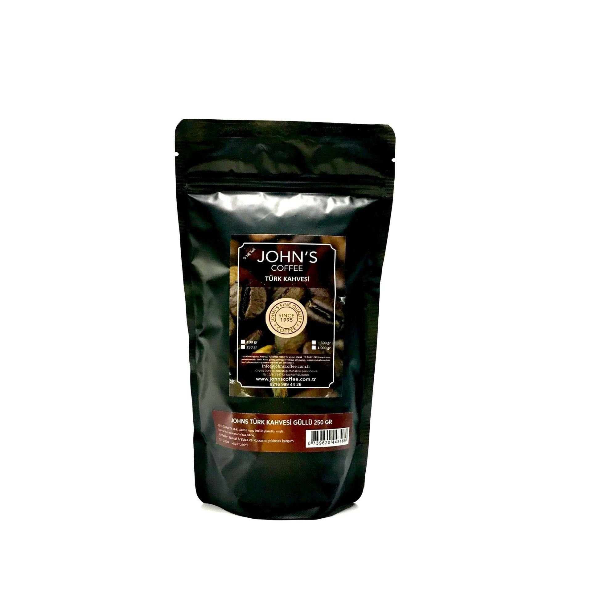 JOHN'S GÜLLÜ TÜRK KAHVESİ 250 GR