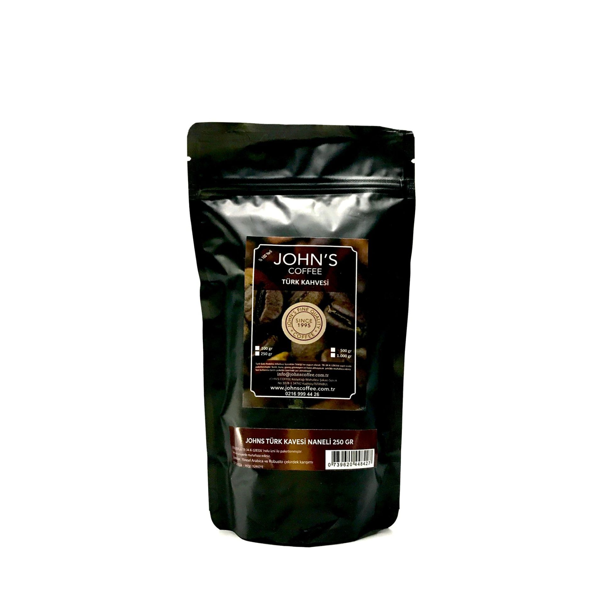 JOHN'S  NANELİ TÜRK KAHVESİ 250 GR