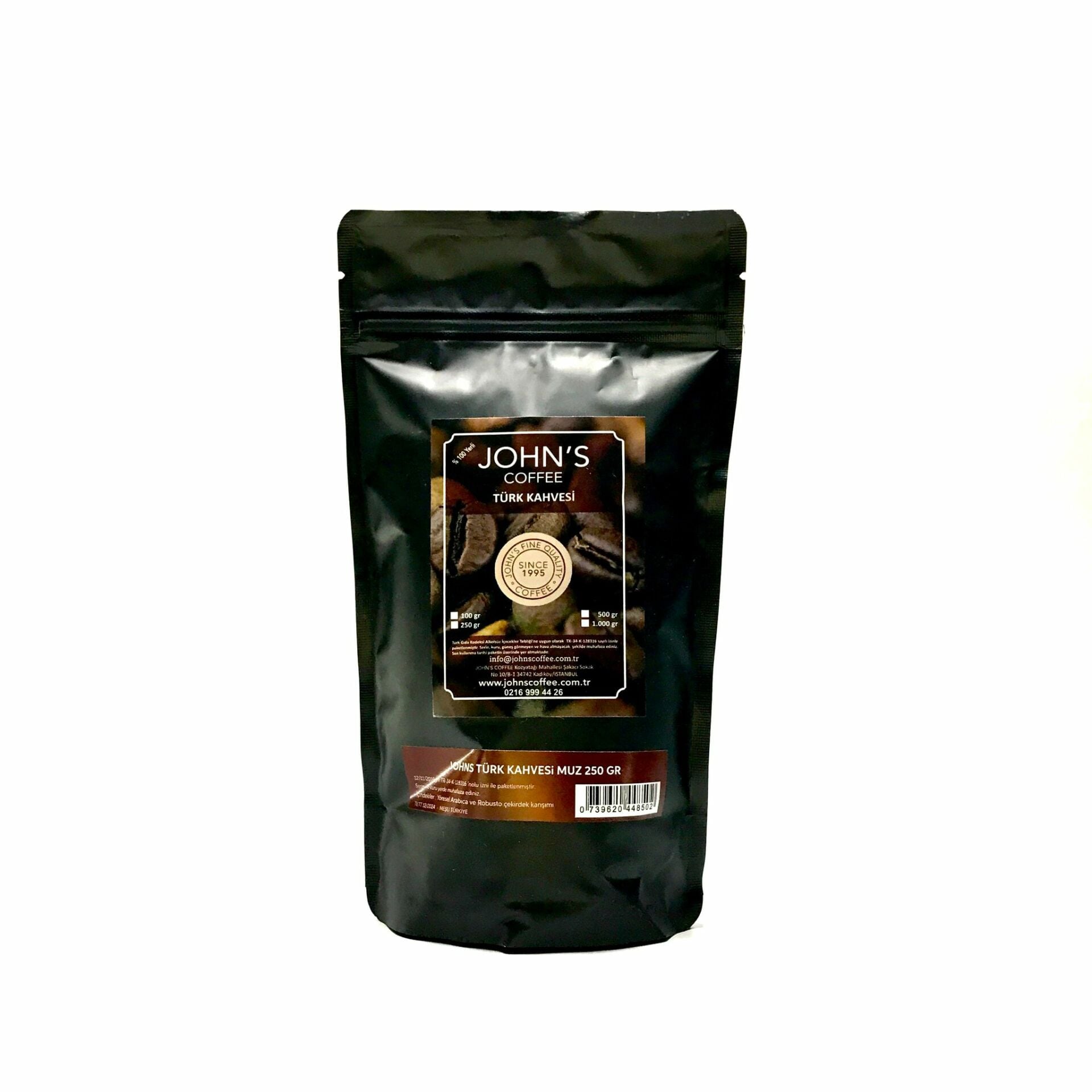 MUZLU TÜRK KAHVESİ 250 GR