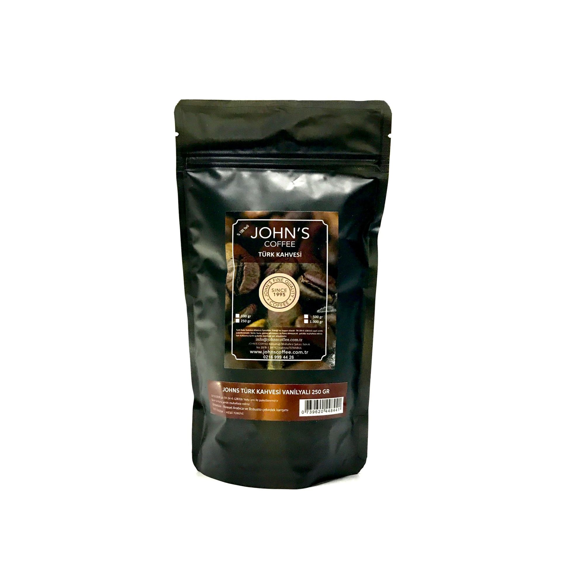 JOHN'S  VANİLYALI TÜRK KAHVESİ 250 GR