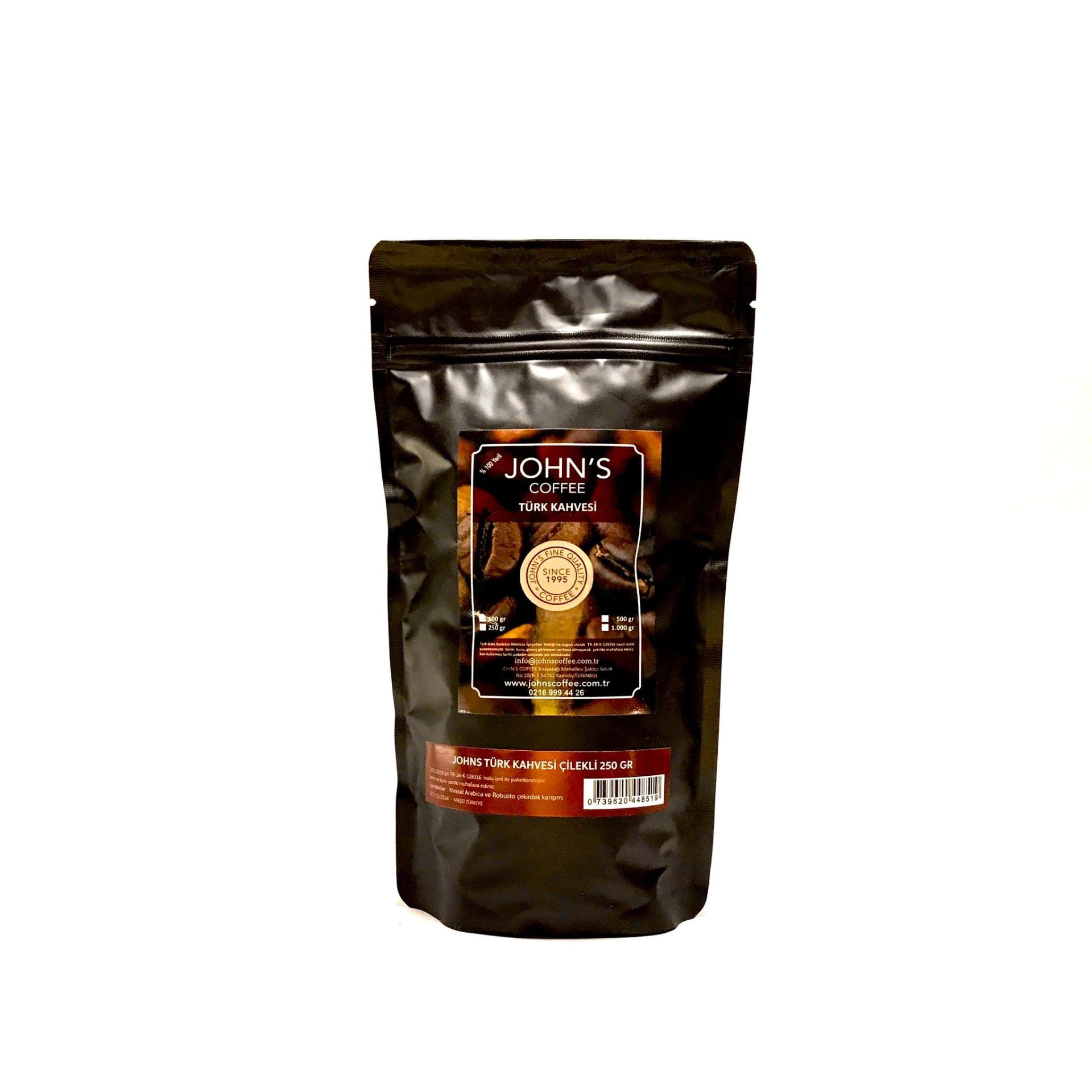 ÇİLEKLİ TÜRK KAHVESİ 250 GR