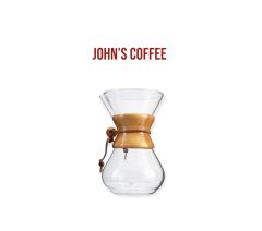 CHEMEX AHŞAP TUTACAKLI CAM KAHVE DEMLEME EKİPMANI 800 ML