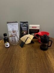 FRENCH PRESS KAHVE KİTİ - KAHVE ÇEKİRDEĞİ HEDİYELİ
