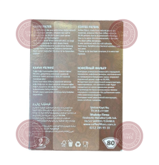 KAHVE FİLTRESİ 80 ADET