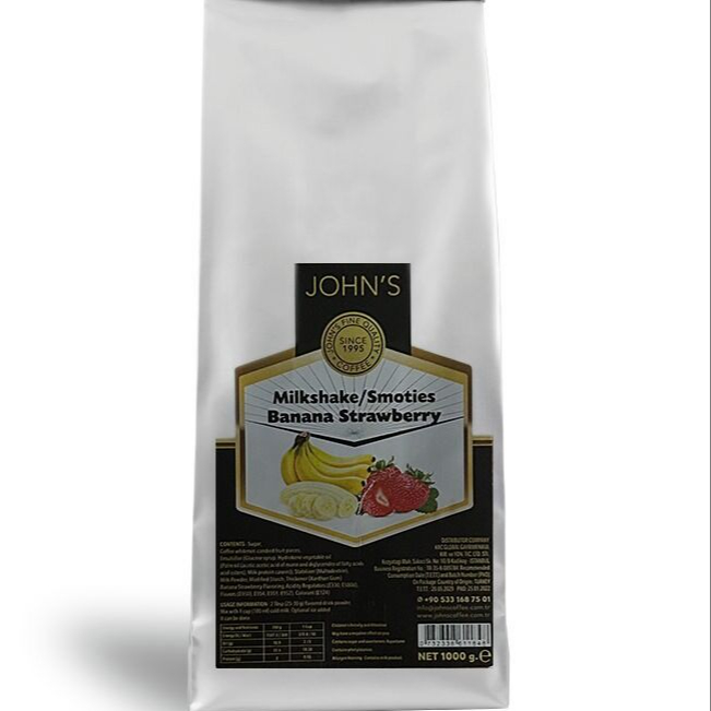 Muz Çilek Milkshake Tozu 250g