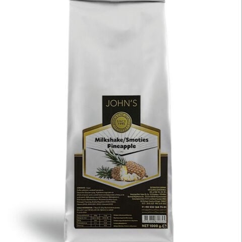 Ananas Meyve Taneli Milkshake Tozu 1000g
