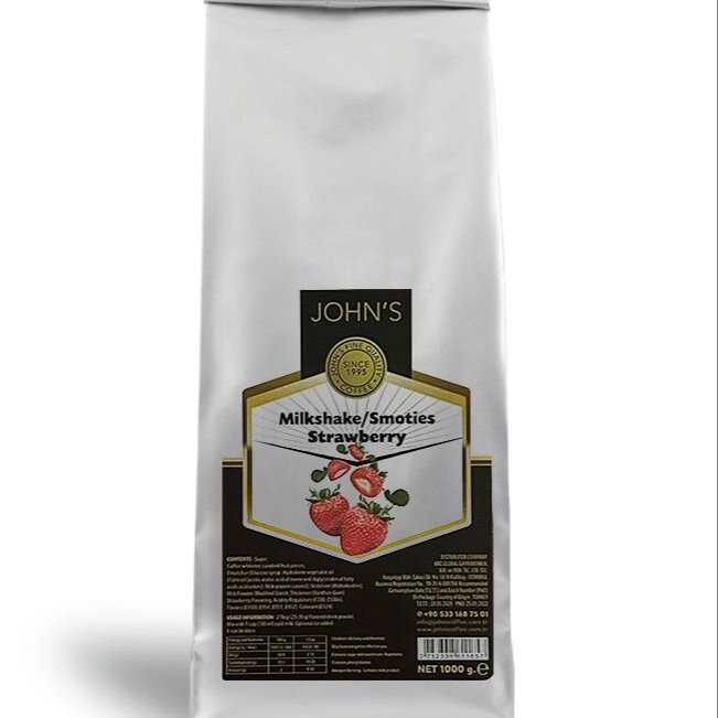 Çilek Meyve Taneli Milkshake Tozu 250g