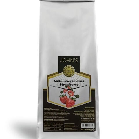 Çilek Meyve Taneli Milkshake Tozu 500g