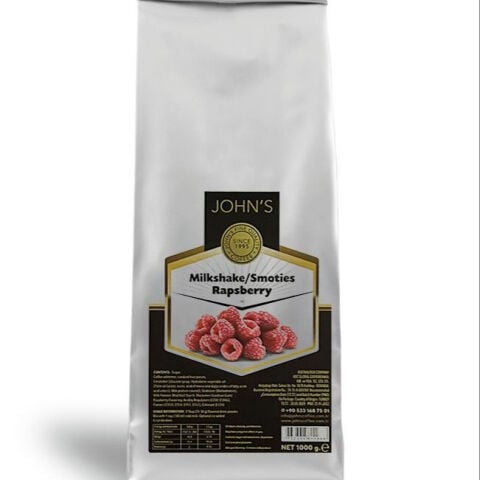 Ahududu Meyve Taneli Milkshake Tozu 1000g