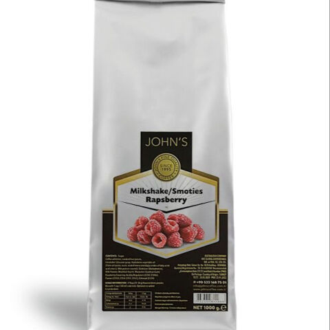 Ahududu Meyve Taneli Milkshake Tozu 1000g